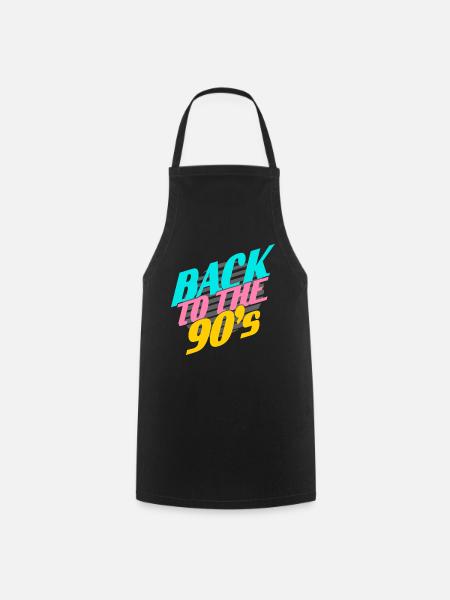 Back to the 90' s - Kochschürze - Schwarz