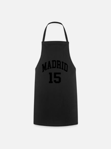 Madrid 15 - Kochschürze - Schwarz