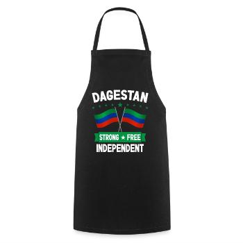 Daghestan - Tablier de cuisine - noir - Devant - AI Model Male 185 dark (185cm)