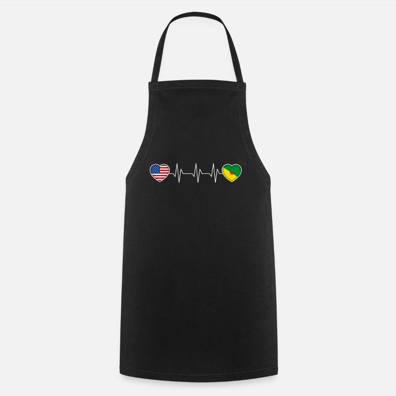 Guyane française - Tablier de cuisine - noir