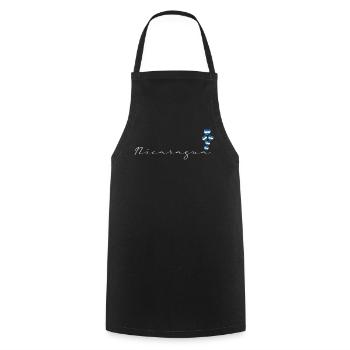 Nicaragua - Cooking Apron - black - Front - AI Model Male 185 dark (185cm)
