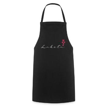 Lakota - Cooking Apron - black - Front - AI Model Male 185 dark (185cm)