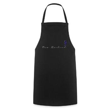 Nouvelle Zélande - Tablier de cuisine - noir - Devant - AI Model Male 185 dark (185cm)