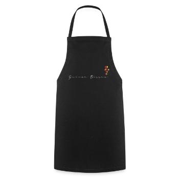 Guinea Bissau - Cooking Apron - black - Front - AI Model Male 185 dark (185cm)