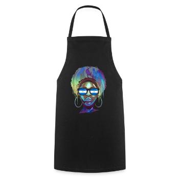 Nicaragua - Cooking Apron - black - Front - AI Model Male 185 dark (185cm)