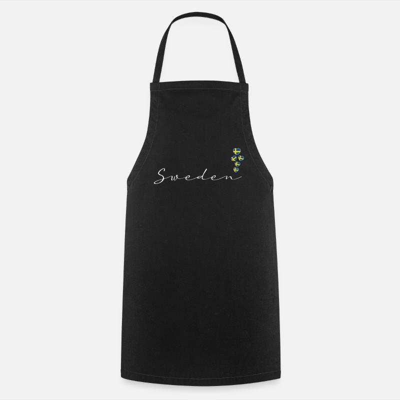 Suède - Tablier de cuisine - noir