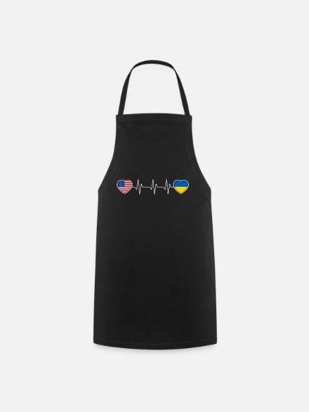 Ukraine - Kochschürze - Schwarz