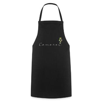 Comores - Tablier de cuisine - noir - Devant - AI Model Male 185 dark (185cm)
