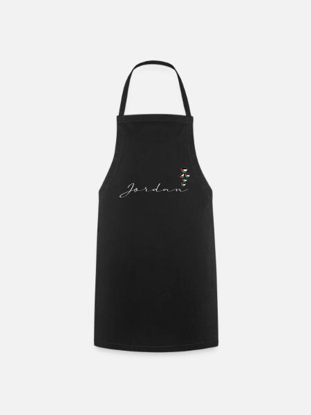 Jordanie - Tablier de cuisine - noir