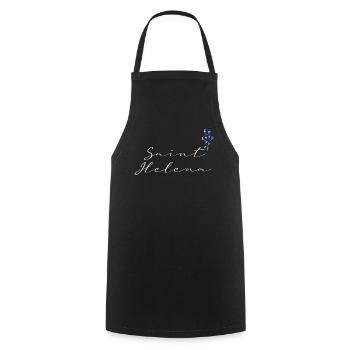 Saint Helena - Cooking Apron - black - Front - AI Model Male 185 dark (185cm)