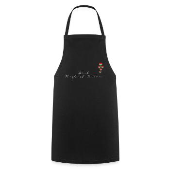 Union du Maghreb arabe - Tablier de cuisine - noir - Devant - AI Model Male 185 dark (185cm)