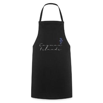 Cayman Islands - Cooking Apron - black - Front - AI Model Male 185 dark (185cm)