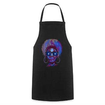 Guam - Cooking Apron - black - Front - AI Model Male 185 dark (185cm)