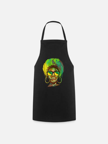Guyane française - Tablier de cuisine - noir