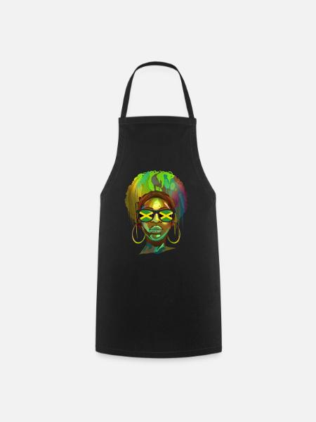 Jamaica - Cooking Apron - black