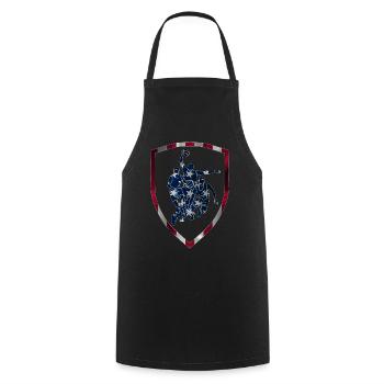 JOUEURS DE BASKET-BALL USA BASKETBALL - Tablier de cuisine - noir - Devant - AI Model Male 185 dark (185cm)