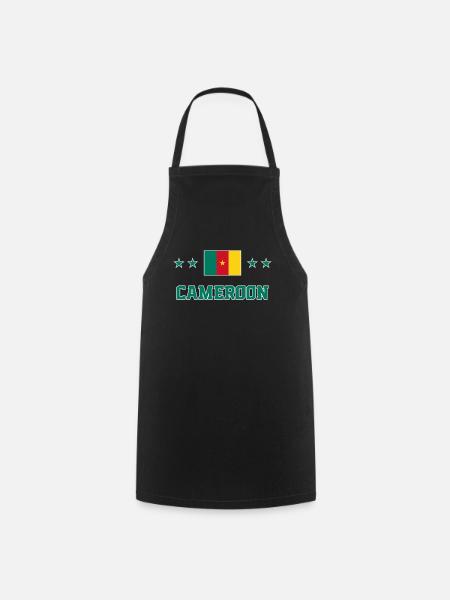 Cameroun - Tablier de cuisine - noir