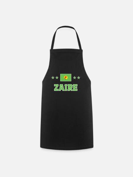 Zaïre - Tablier de cuisine - noir