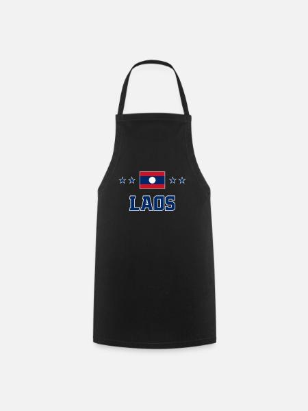 Laos - Tablier de cuisine - noir