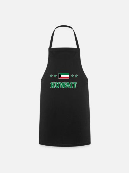 Koweït - Tablier de cuisine - noir