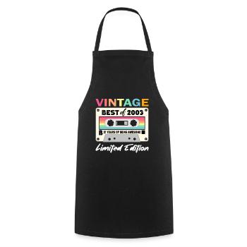 Best of 2003 - 21st Anniversary Limited Edition - Tablier de cuisine - noir - Devant - AI Model Male 185 dark (185cm)