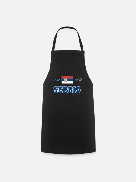 Serbien - Kochschürze - Schwarz