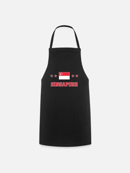 Singapur - Kochschürze - Schwarz