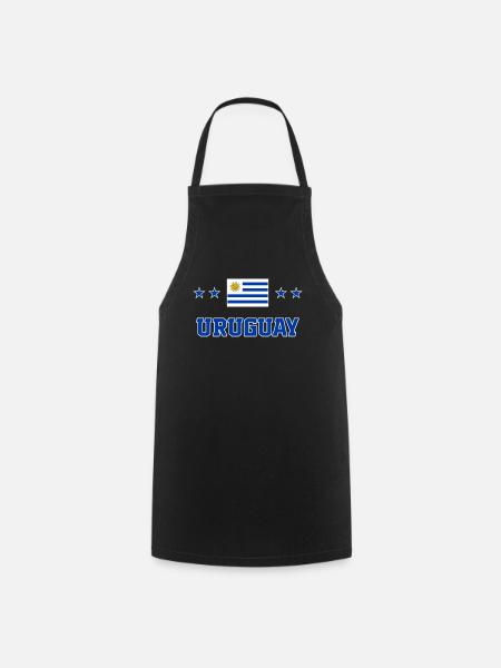 Uruguay - Cooking Apron - black