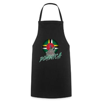 Dominica - Cooking Apron - black - Front - AI Model Male 185 dark (185cm)