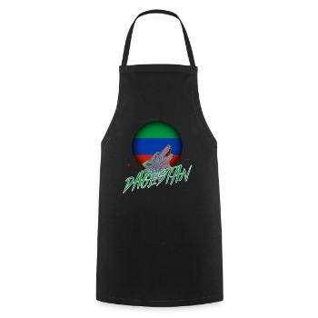 Daghestan - Tablier de cuisine - noir - Devant - AI Model Male 185 dark (185cm)