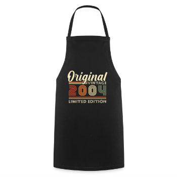 Vintage 2004 Jahrgang Geburtstag Retro Geschenk - Cooking Apron - black - Front - AI Model Male 185 dark (185cm)