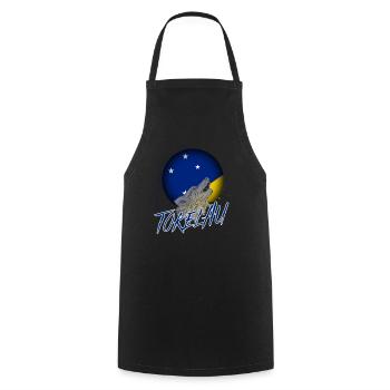 Tokelau - Cooking Apron - black - Front - AI Model Male 185 dark (185cm)