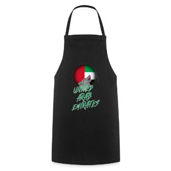United Arab Emirates - Cooking Apron - black - Front - AI Model Male 185 dark (185cm)