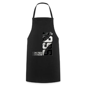 LIMITED EDITION 1995 31ST BIRTHDAY - Cooking Apron - black - Front - AI Model Male 185 dark (185cm)