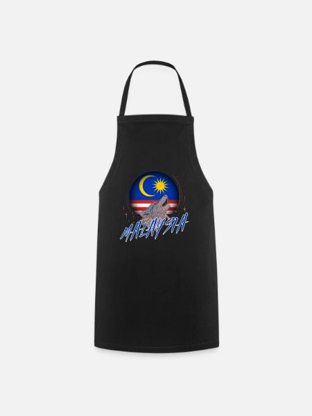 Malaysia - Kochschürze - Schwarz