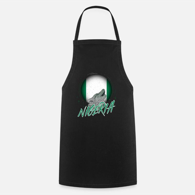 Nigeria - Cooking Apron - black