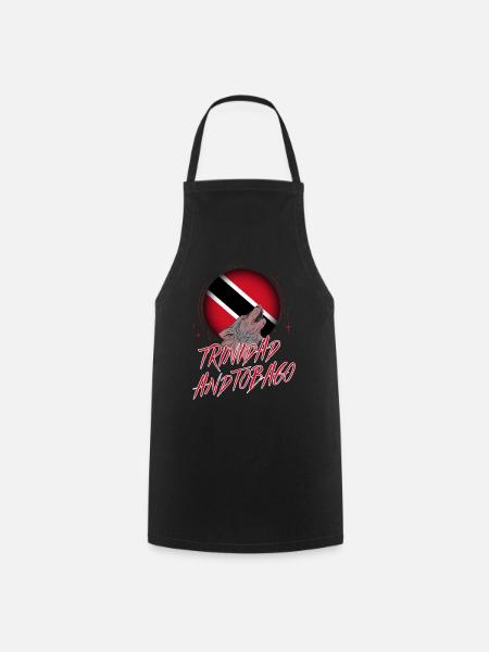 Trinidad and Tobago - Cooking Apron - black