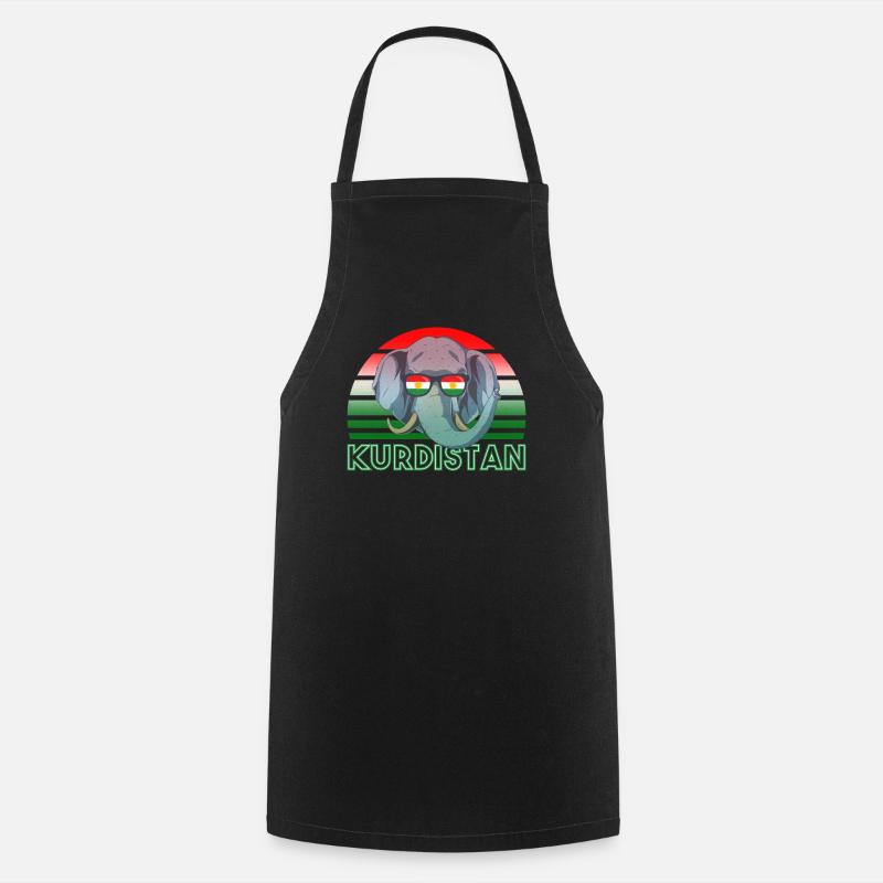 Kurdistan - Cooking Apron - black