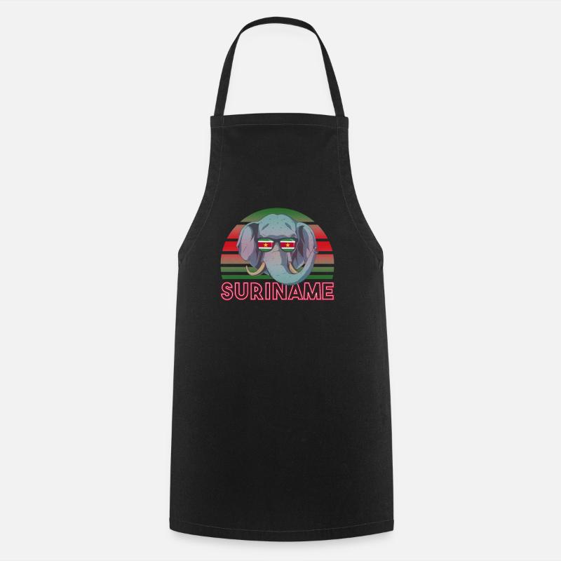 Suriname - Cooking Apron - black
