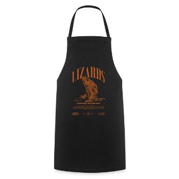 Panther Caméléon Streetwear Lézard Keeper - Tablier de cuisine - noir - Devant - AI Model Male 185 dark (185cm)
