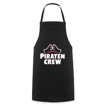 Pirate Carnaval Carnaval Déguisement - Tablier de cuisine - noir - Devant - AI Model Male 185 dark (185cm)