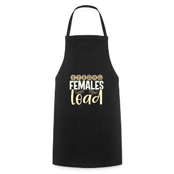 Les dons inspirants des femmes fortes dirigent les femmes - Tablier de cuisine - noir - Devant - AI Model Male 185 dark (185cm)