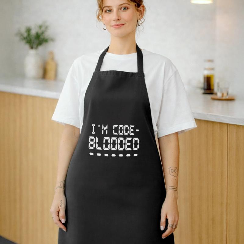 Computerprogrammierung Ich bin Code Blooded Programmierer Kochschürze
