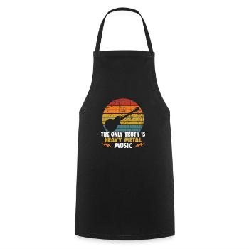 Heavy metal musicians in a band hard rock music - Cooking Apron - black - Front - AI Model Male 185 dark (185cm)