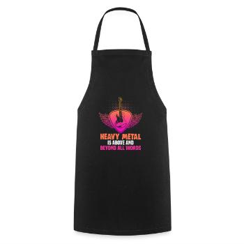 Heavy metal musicians in a band hard rock music - Cooking Apron - black - Front - AI Model Male 185 dark (185cm)