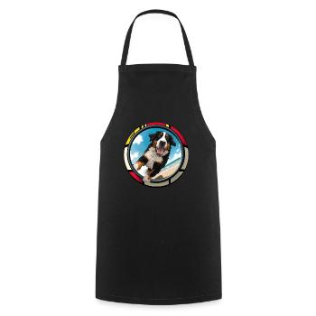 Dogs Bernese Mountain Dog Dog Lovers - Cooking Apron - black - Front - AI Model Male 185 dark (185cm)