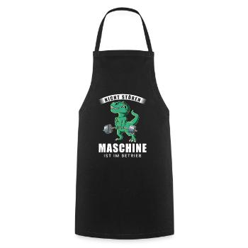 Nicht Stören Maschine In Betrieb Gym - Kochschürze - Schwarz - Vorne - AI Model Male 185 dark (185cm)