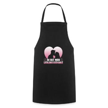 Valentinstag Geschenke Liebhaber Und Paare Designs - Kochschürze - Schwarz - Vorne - AI Model Male 185 dark (185cm)