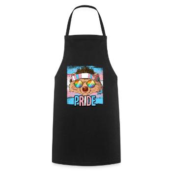 Fierté LGBTQ Transgender Costume Costume Mois de la fierté - Tablier de cuisine - noir - Devant - AI Model Male 185 dark (185cm)