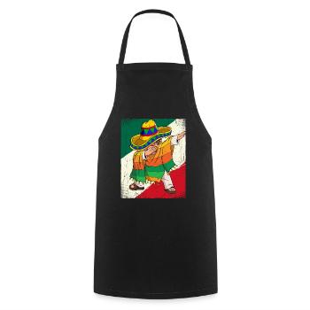 Dabbing Mexican Man Cinco De Mayo - Cooking Apron - black - Front - AI Model Male 185 dark (185cm)